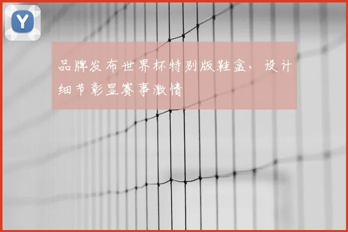 品牌发布世界杯特别版鞋盒，设计细节彰显赛事激情